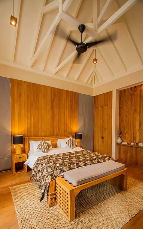 Luxury en-suite bedroom at M Villa 318 Canggu.